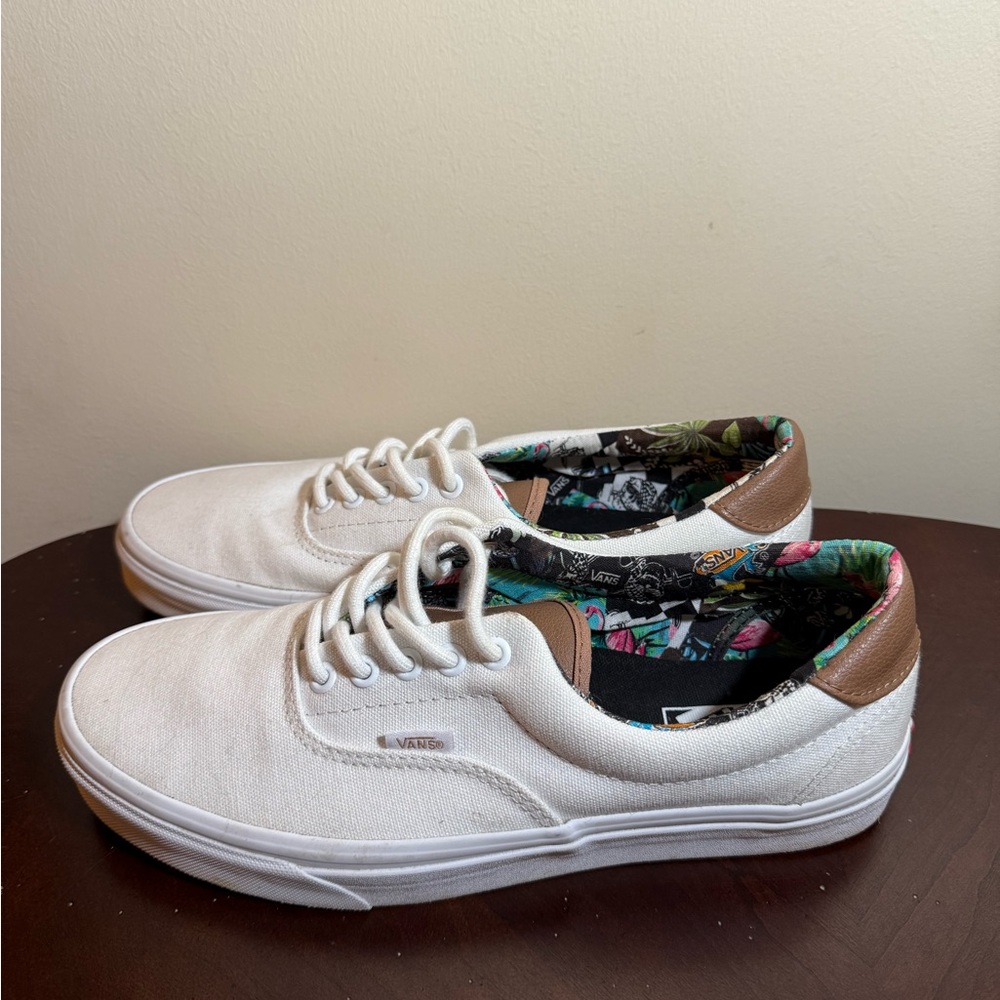 White Vans Size 10